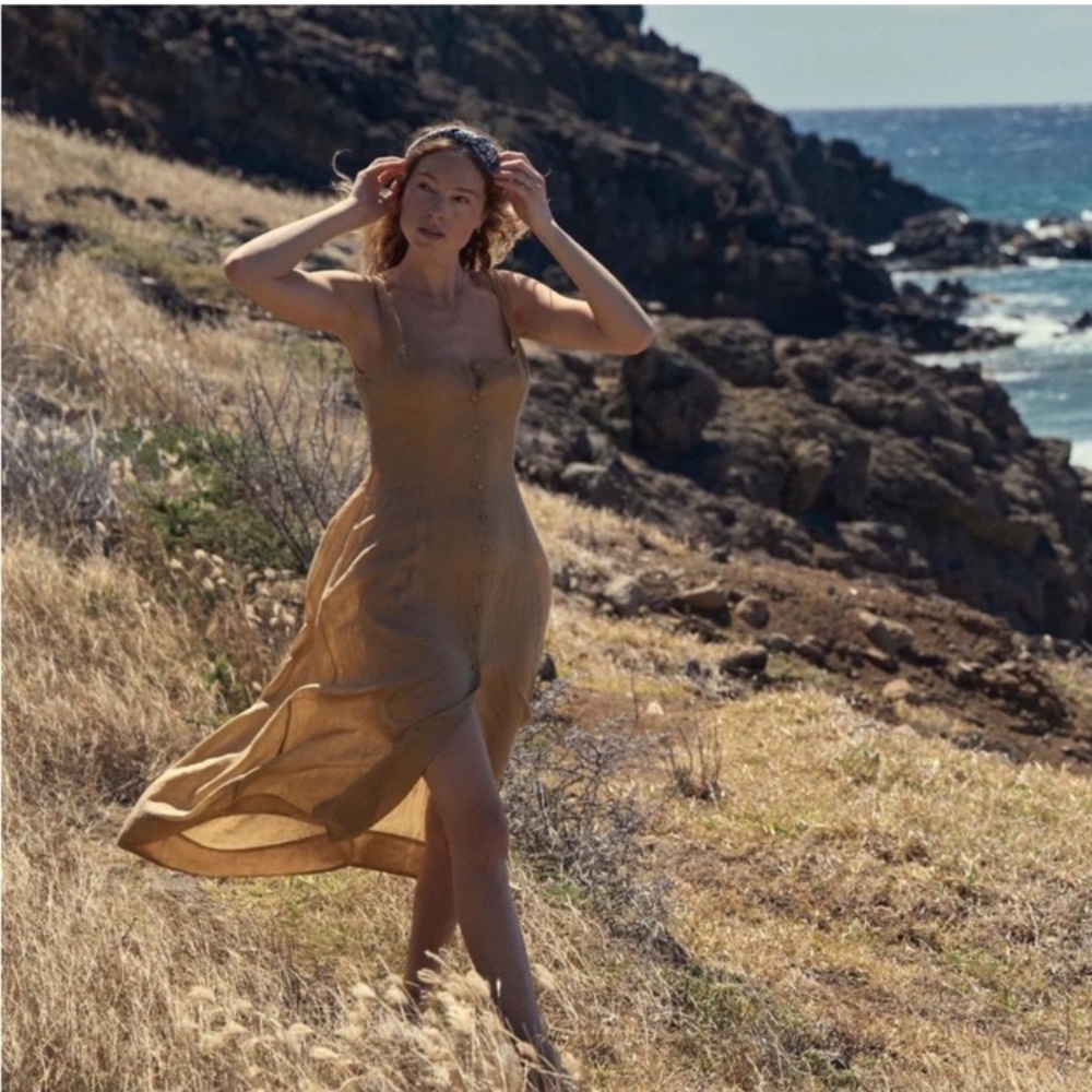 NWOT Dôen Lantana Dress in Oaken M